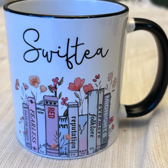 Other - Taylor Swift Swiftea Mug with Floral Book Design